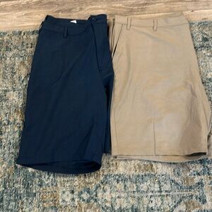 Lot of 2 Big & Tall Callaway Stretch Solid Short with Active Waistband